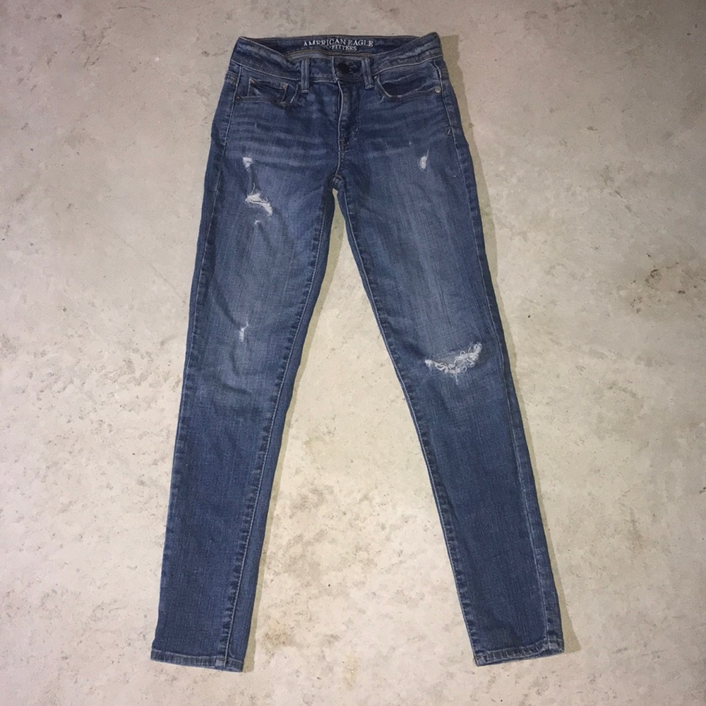 AE Super Skinny Jeans Size 0